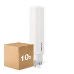 Voordeelpak 10x Philips CorePro PL-C LED 6.5W 770lm - 840 Koel Wit | Vervangt 18W