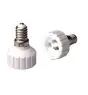 Fitting Adapter voor Lamphouders E14 => GU10 Wit