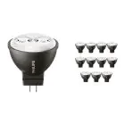 Voordeelpak 12x Philips Master LED Spot GU4 MR11 3.5W 200lm 24D - 827 Zeer Warm Wit | Vervangt 20W