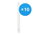 Voordeelpak 10x Ledvance Dulux-L LED 18W - 830 Warm Wit | Vervangt 36W