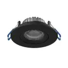 Noxion LED Spot Ares Kantelbaar Zwart 6W 540lm 927-940 3CCT | Zaagmaat 68mm