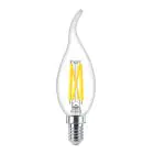 Philips MASTER LED E14 Gebogen-tip Kaars Filament Helder 3.4W 470lm - 922-927 Dim To Warm | Beste Kleurweergave - Dimbaar - Vervangt 40W